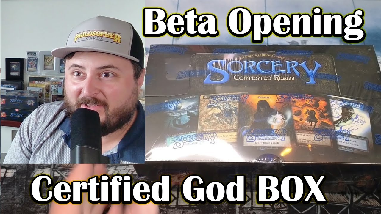 Sorcery Contested Realm Beta - True God box.... Have you seen this CURIO pulled?