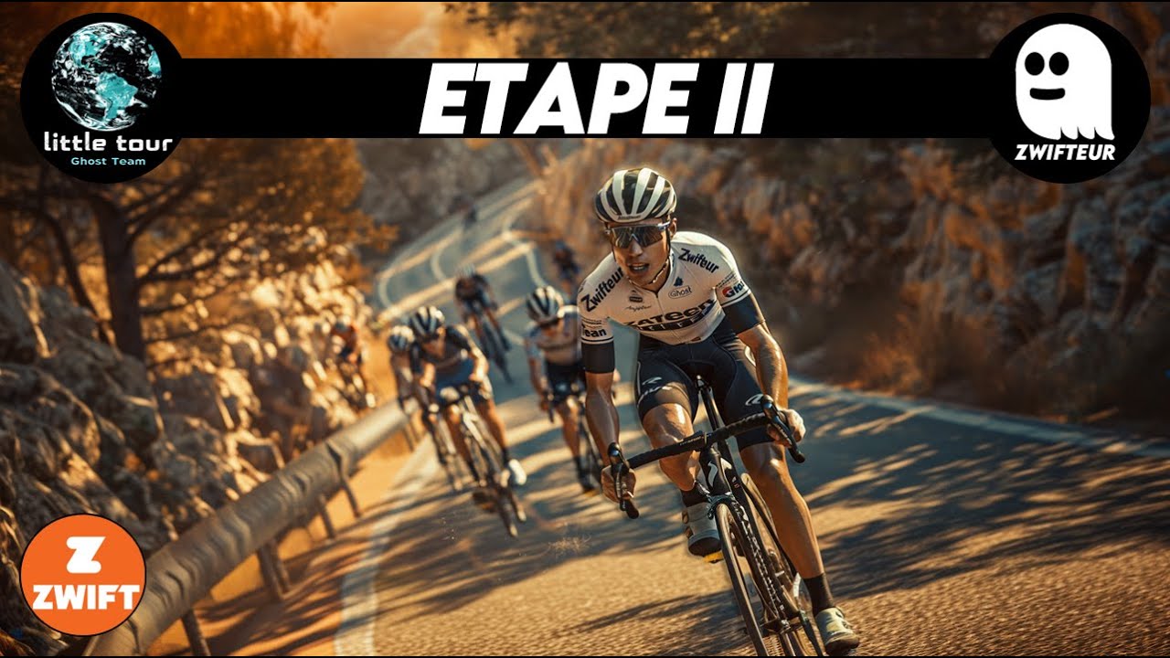 [ZWIFT] Little Tour Ghost Team Etape 2 – Maître du Temps - 2022 Bambino Fondo 35km