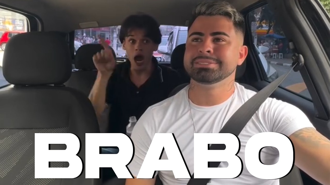 Abuu meteu o louco no passageiro mudinho (ele ficou brabo) kkkkkkk