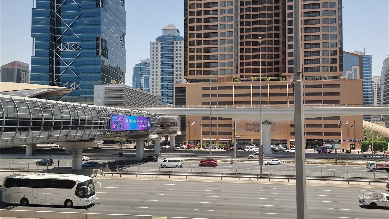 Dubai short walk: Dubai Internet City Metro Station on Sheikh Zayed Rd opposite Barsha Heights