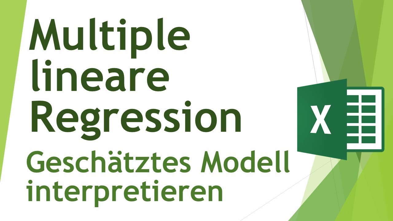 Multiple lineare Regression in Excel interpretieren - Daten analysieren in Excel (9)