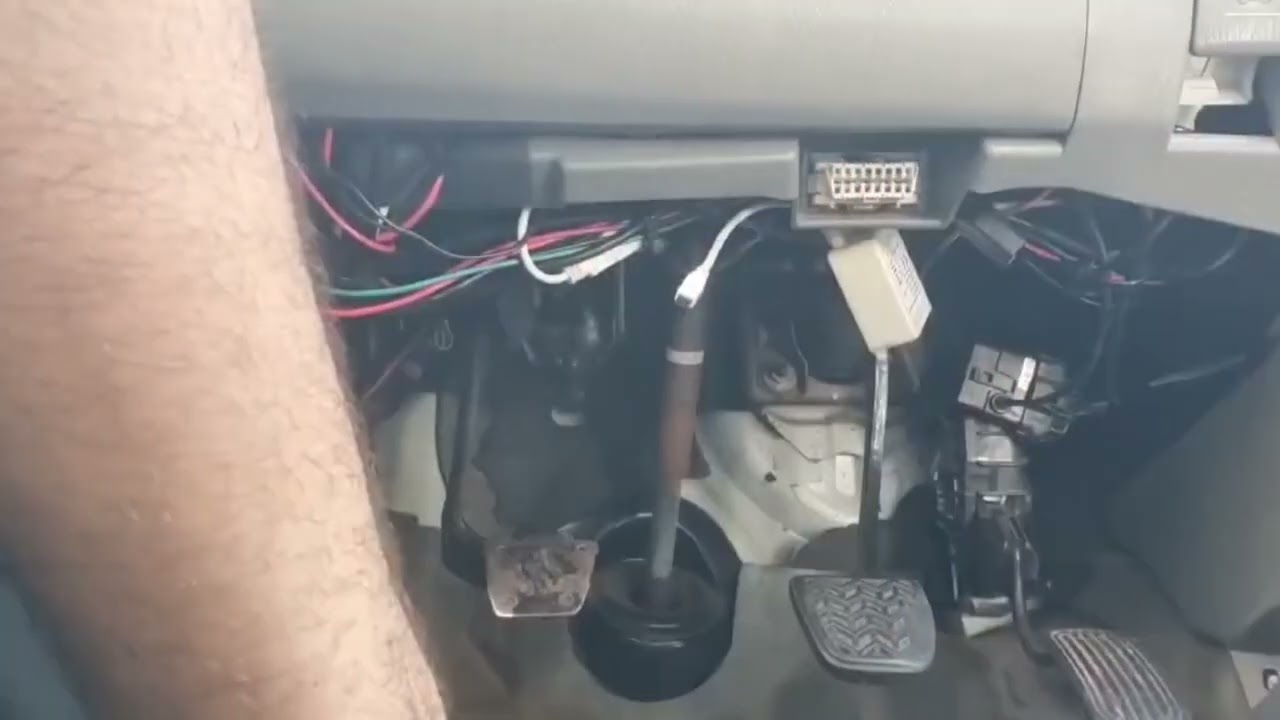 Hidden Pedal Cam: Male Driving Barefoot in a Manual Truck