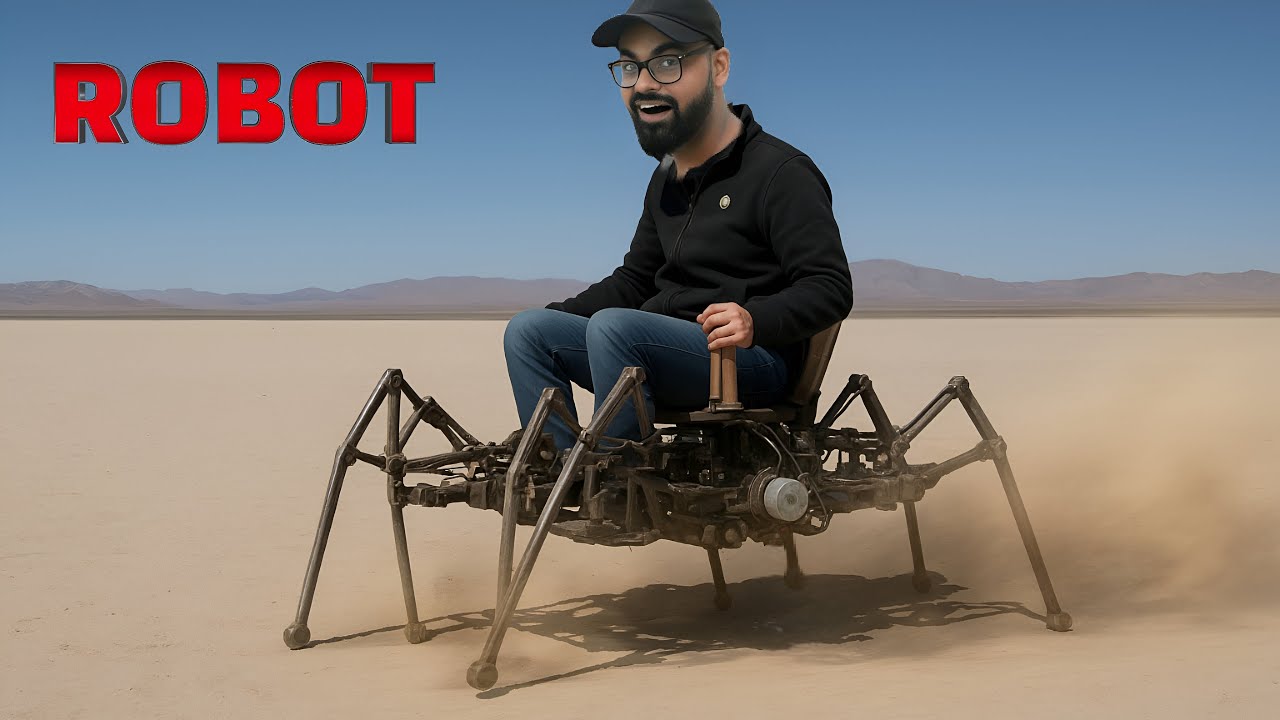 DIY Spider Robot You Can Ride On! 🚀 - Making / Testing.