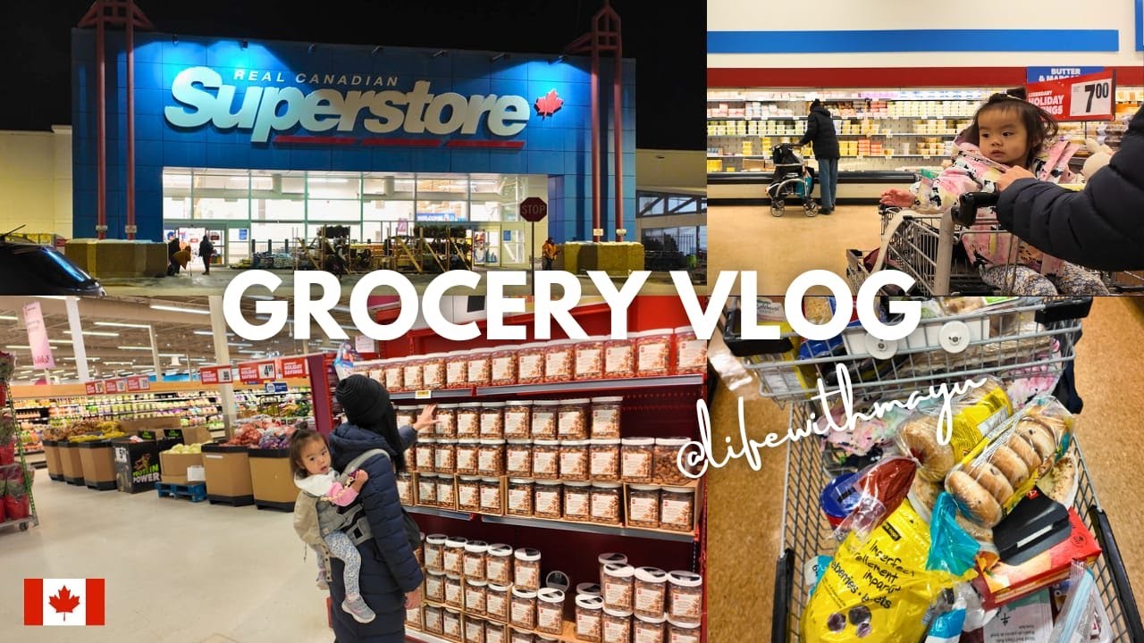 GROCERY VLOG | SuperBoring 🛒 at Superstore | Cost of living | AB 🇨🇦