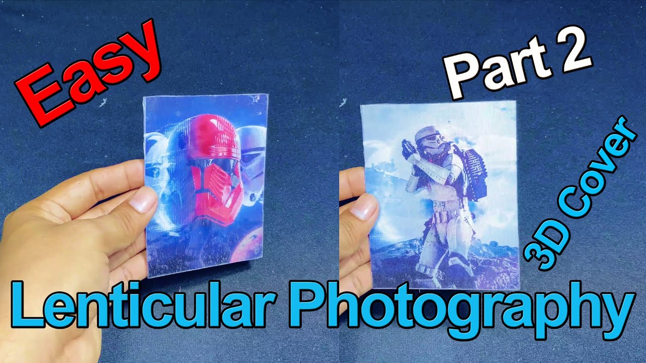 Ultimate guide to creating lenticular covers| DIY| flip effect | Part 2 | AUDIO IN ENGLISH