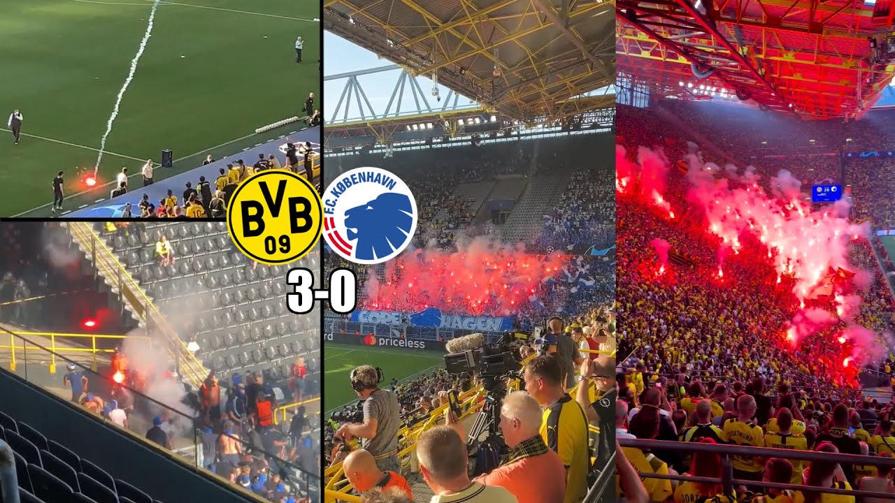 Crazy Scenes And Fan Riots As Dortmund Beats Copenhagen In The Champions League