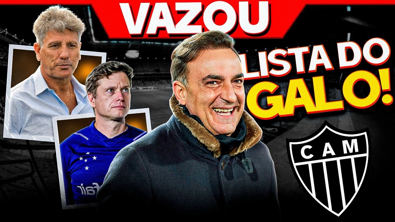 ACABOU DE VAZAR A LISTA DE TREINADORES QUE GALO PODE CONTRATAR PRO LUGAR DE SAMPAOLI DEMITIDO