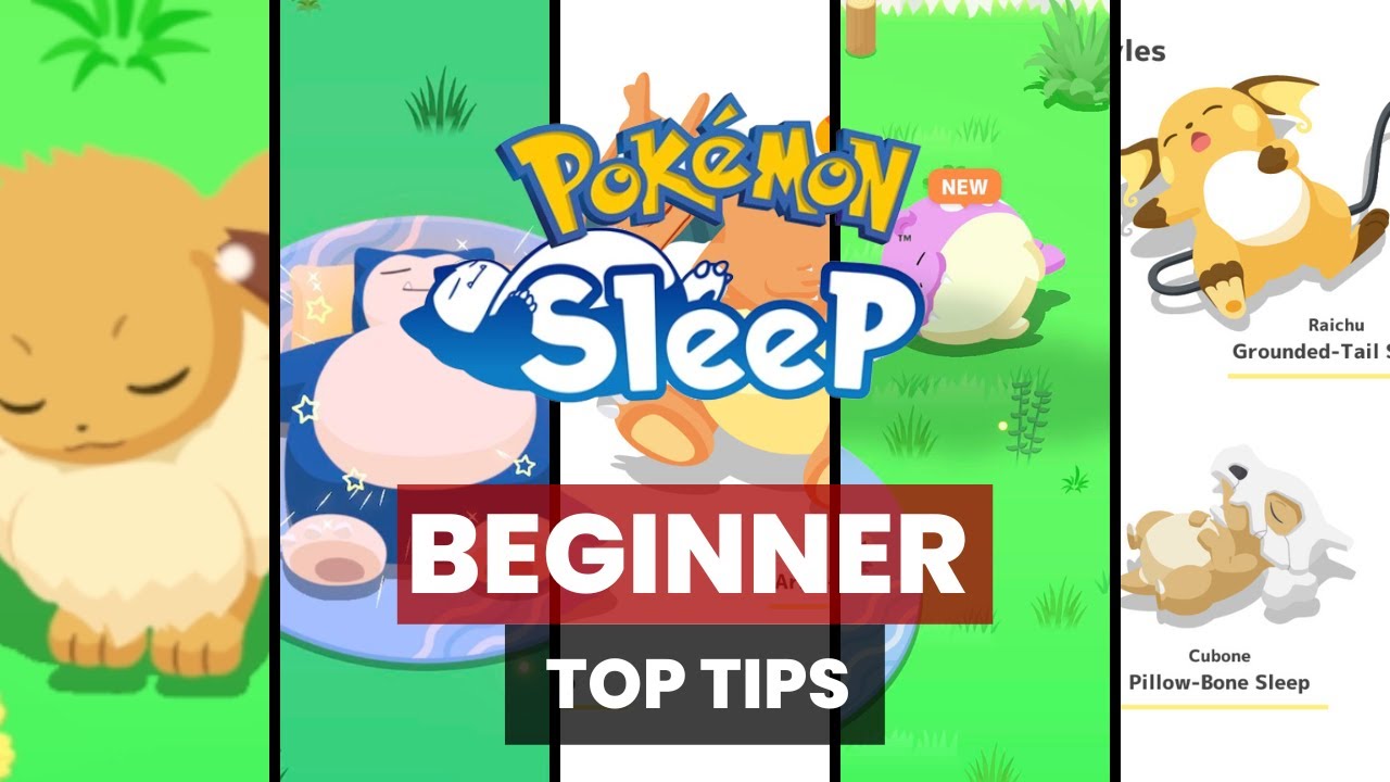 TOP 10 POKEMON SLEEP BEGINNER TIPS - Pokemon Sleep
