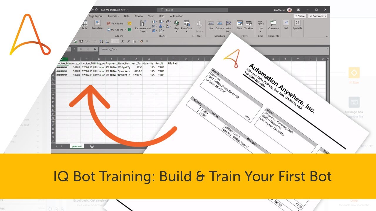 Introduction to Automation Anywhere IQ Bot: How to Automate Business Processes with IQ Bot & RPA