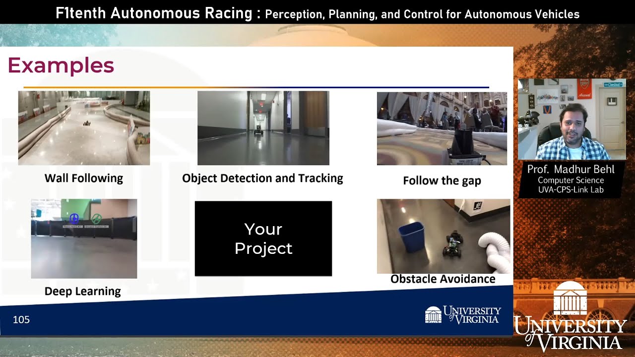 [F1tenth (F1/10) Lecture 1] Autonomous Racing Explained in 100 minutes