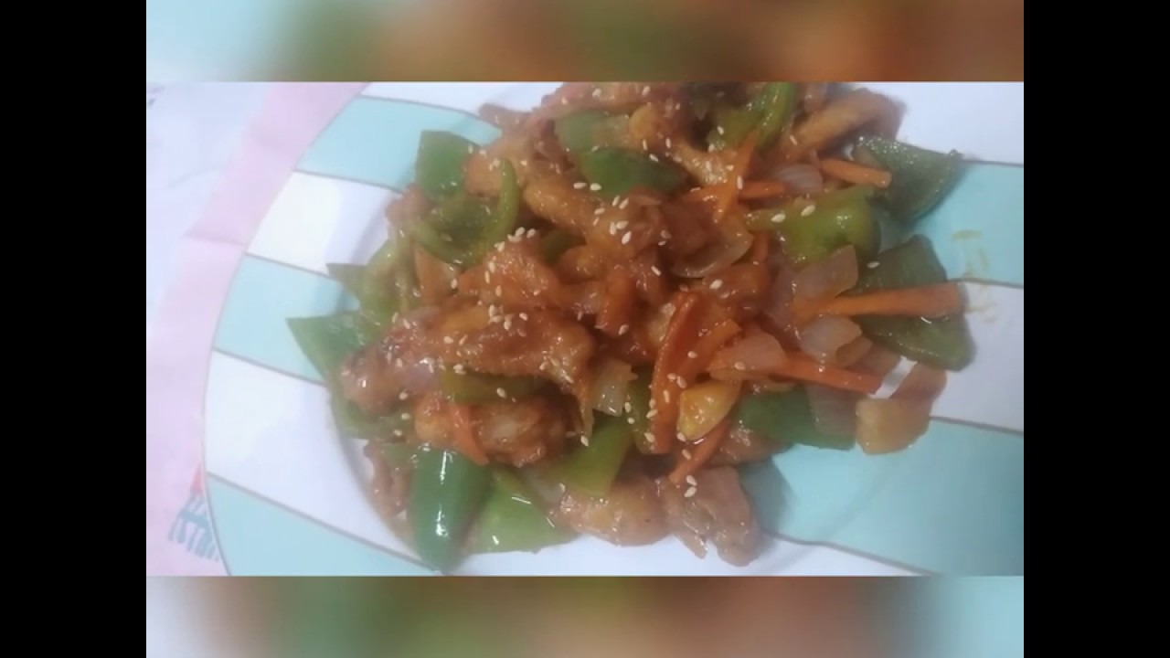 دجاج كانتون (ayam canton)  على طريقتي