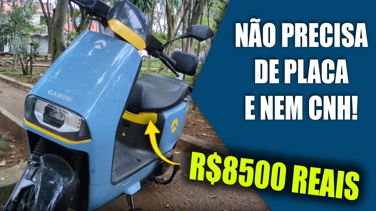 ESSA MOTO ELETRICA NÃO PRECISA DE HABILITACAO! REVIEW DA GAROW RZ500 com 72v!