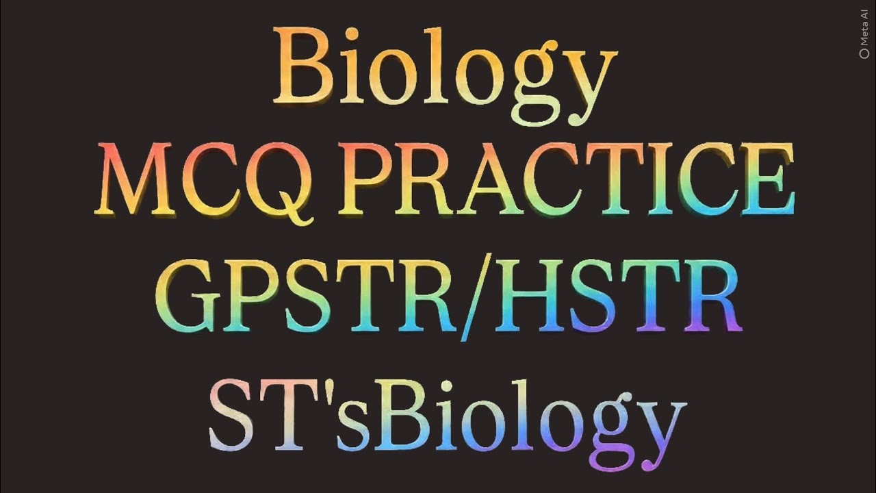 MCQ PRACTICE || The Living World || Karnataka GPSTR HSTR Biology || Urdu/Eng Expln.