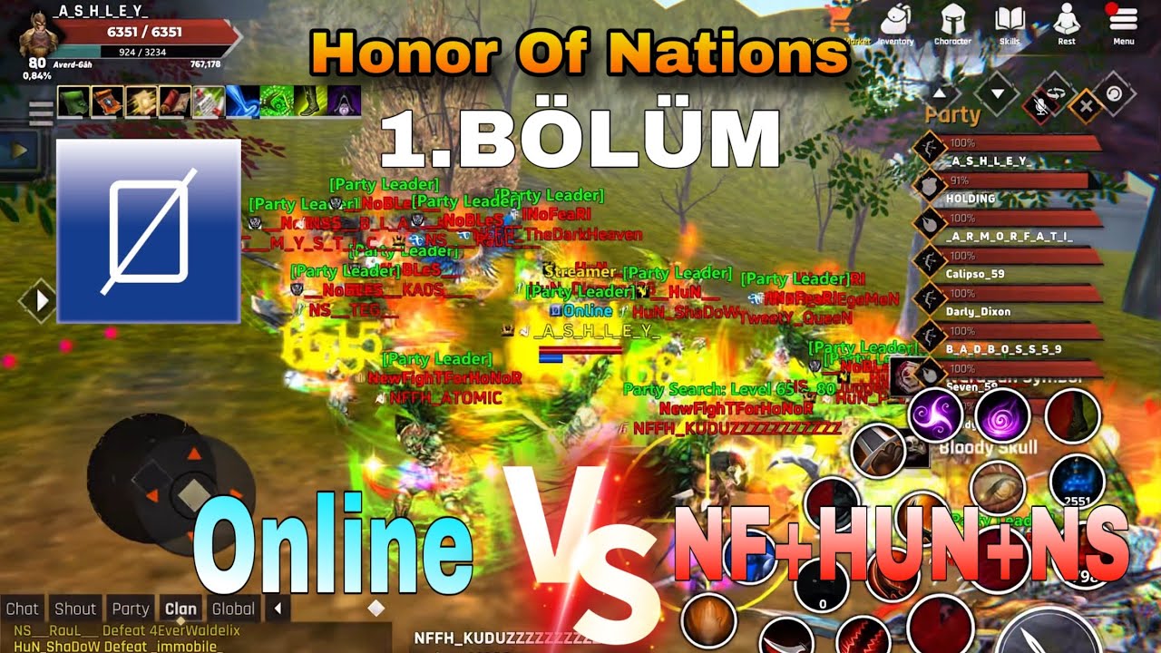 Honor Of Nations - Online Vs NF+HUN+NS 1.BÖLÜM | Ders Niteliğinde PK !