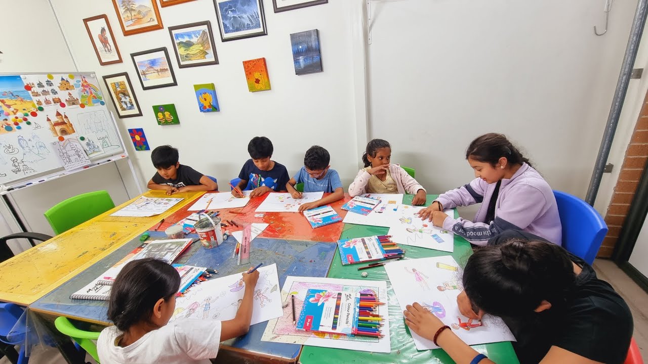 Interviewed by Danny Le McGrath, who visited Shayoka's Art classes #viral #art #sydneyartist #kids