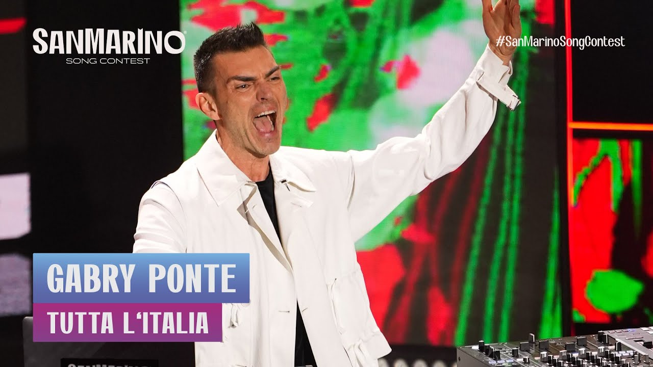 San Marino Song Contest - Gabry Ponte canta 