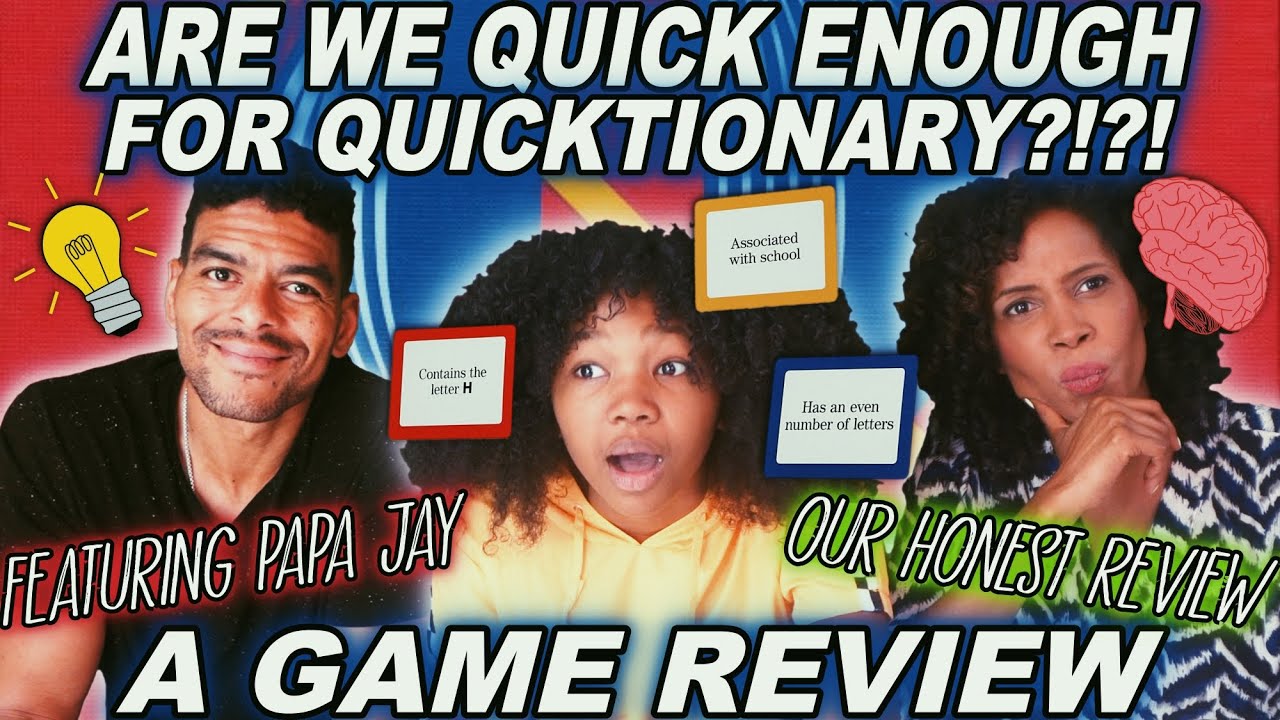 ARE WE QUICK ENOUGH FOR QUICKTIONARY?!