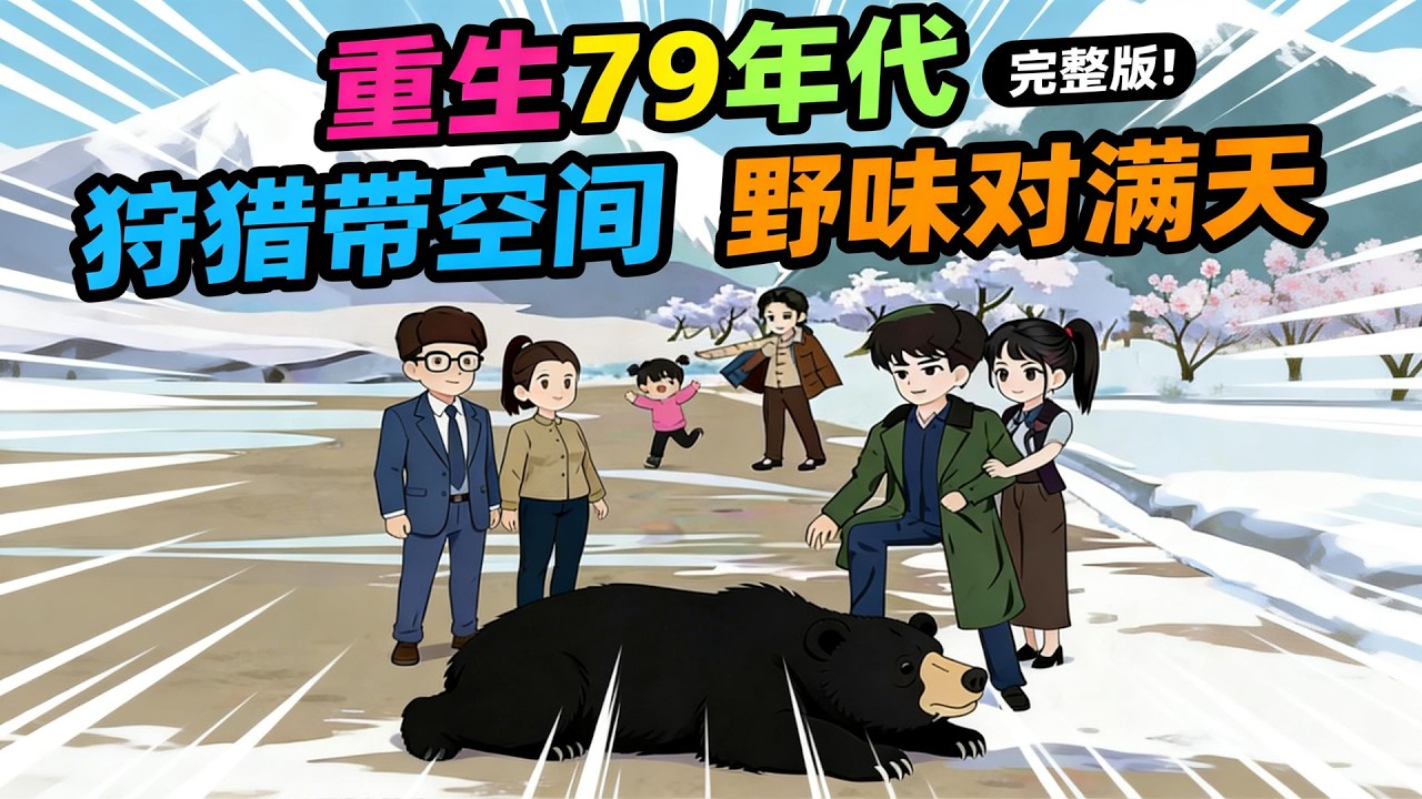 【一口气看完】陈冬河觉醒加点狩猎系统，任何技能都能加点提升。靠着打猎，他不仅偿还了巨额欠款，带着全家人顿顿吃肉，还盖起了三层小楼，娶上了娇俏媳妇。#夜一漫谈 #重生79：狩猎带空间野味对满天