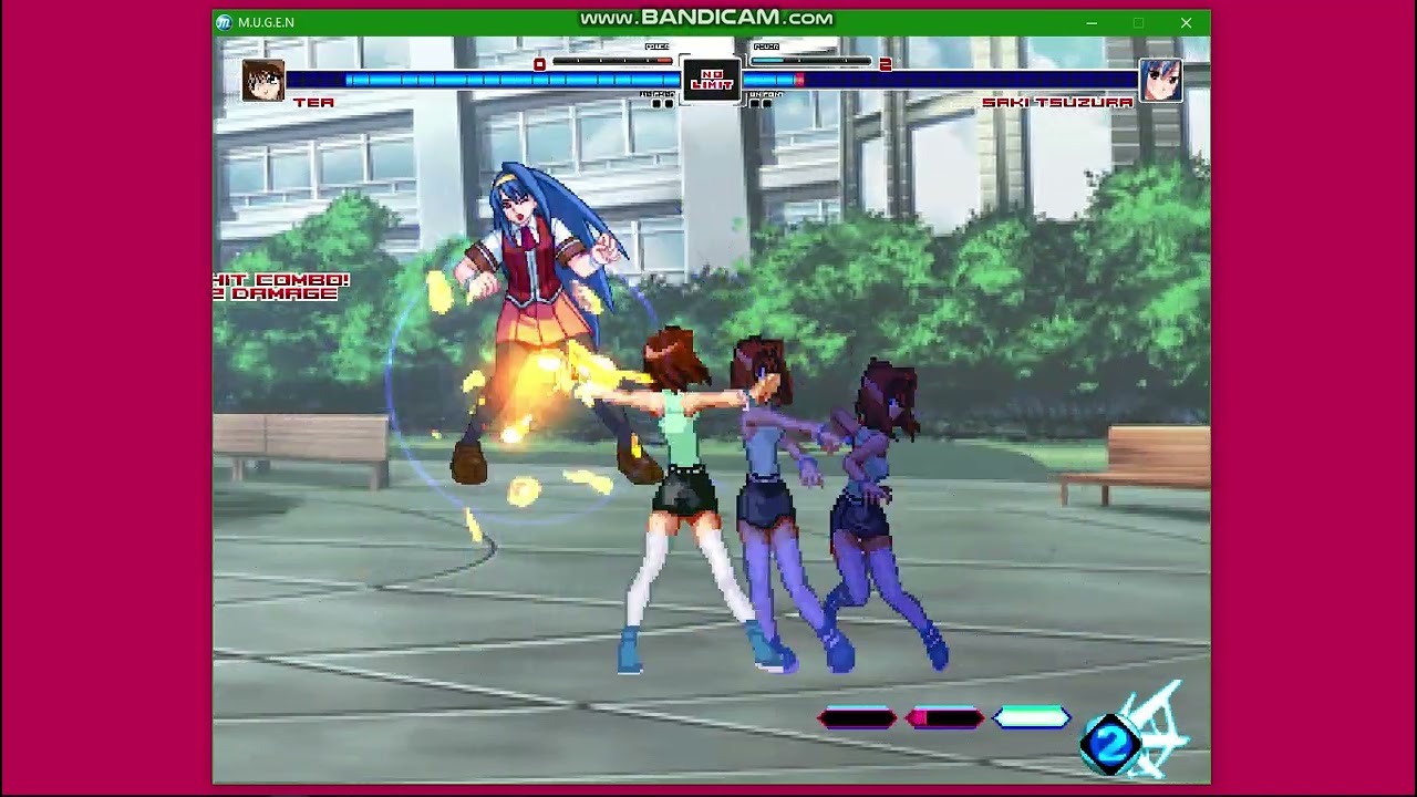 MUGEN WAIFUS BATTLE: TEA GARDNER VS SAKI TSUZURA|MUGEN ALL STARS 1.1B🎴