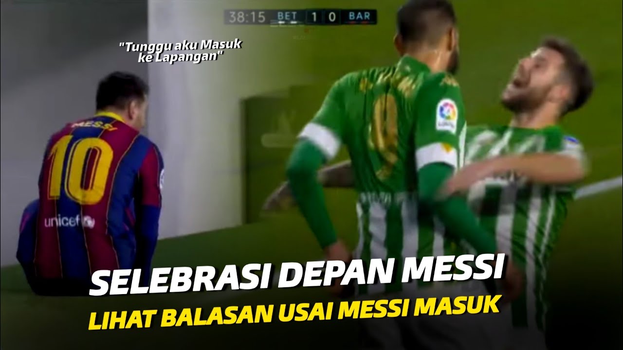 “Jangan Berselebrasi di Depan Messi” Inilah Reaksi Pellegrini Usai Messi Masuk Ke Lapangan