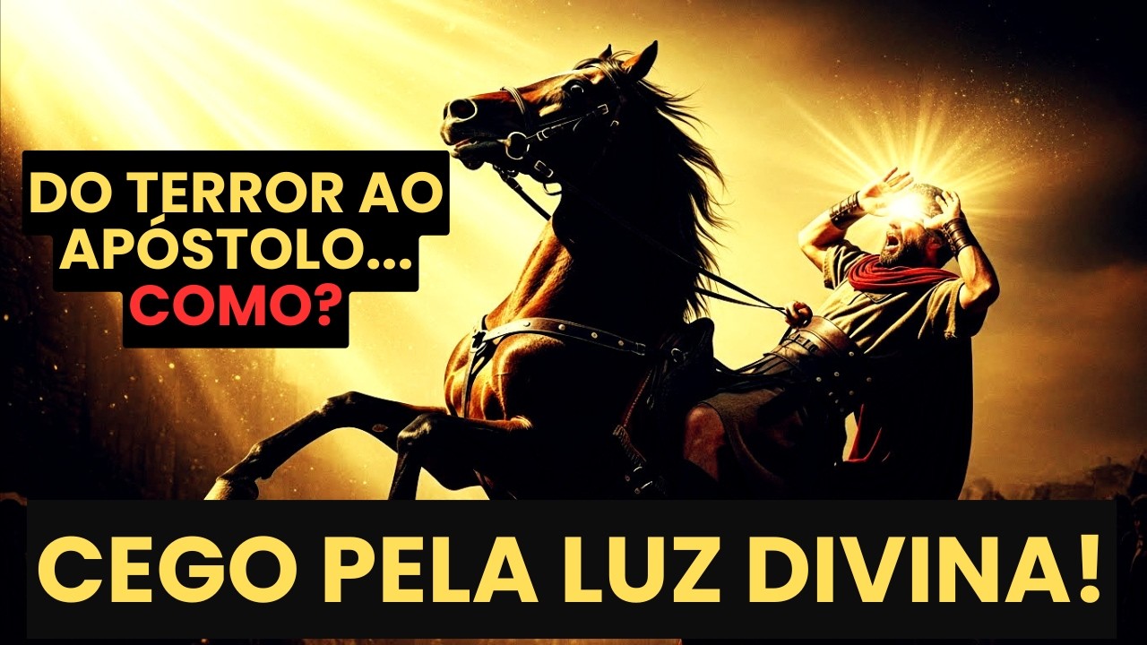 SAULO de Tarso Era o TERROR dos Cristãos! Uma LUZ DIVINA o CEGOU e o ESPÍRITO SANTO o TRANSFORMOU!