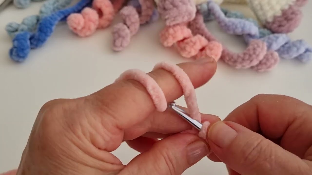 Zsenilia horgolás kezdés magic ring helyett
