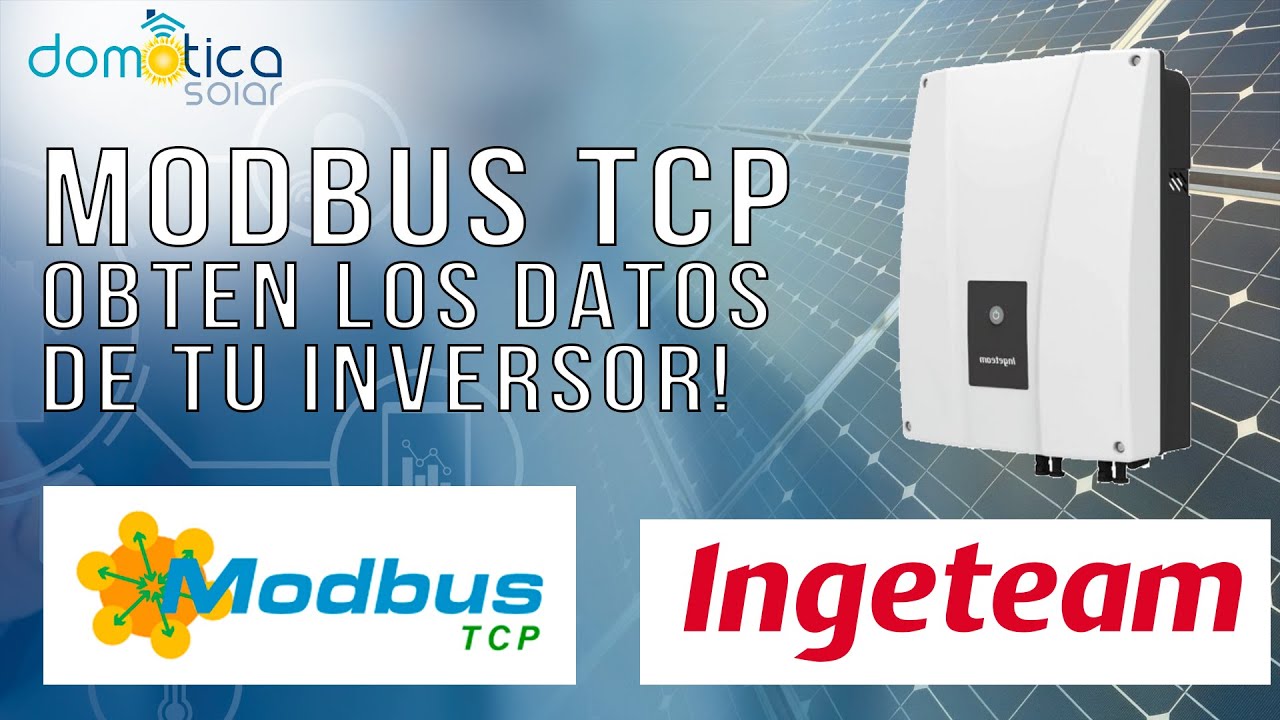 ModBus TCP. Obtén los datos de tu Inversor Solar. Node Red. Ingeteam