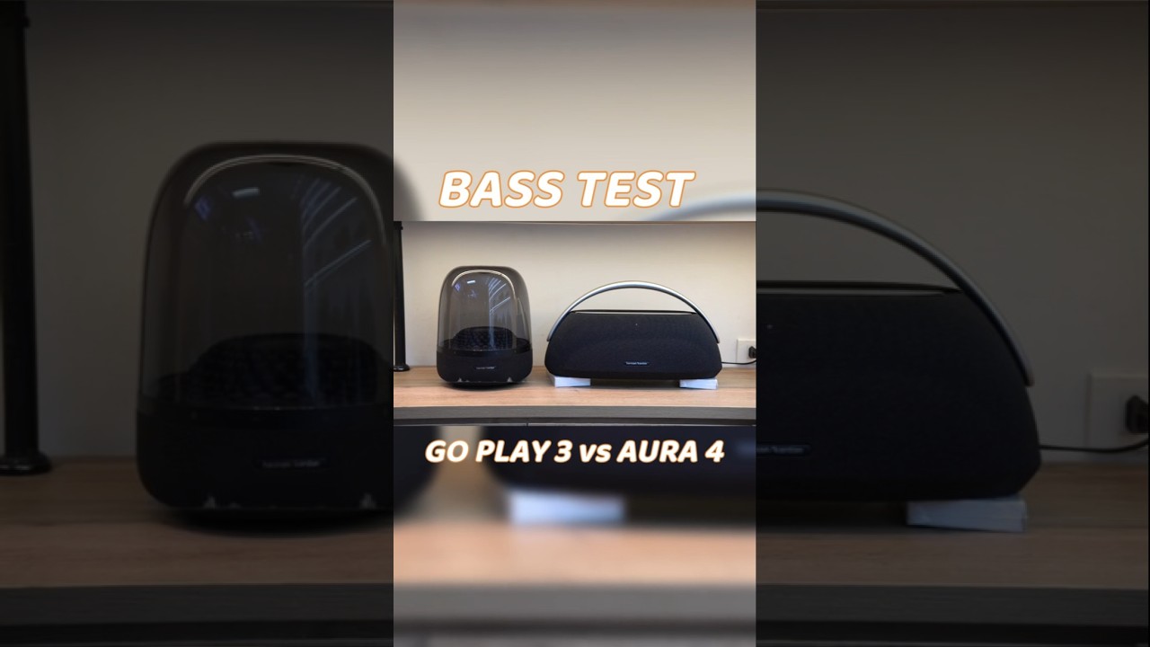 BASS TEST Harman Kardon Aura Studio 4 vs GoPlay 3