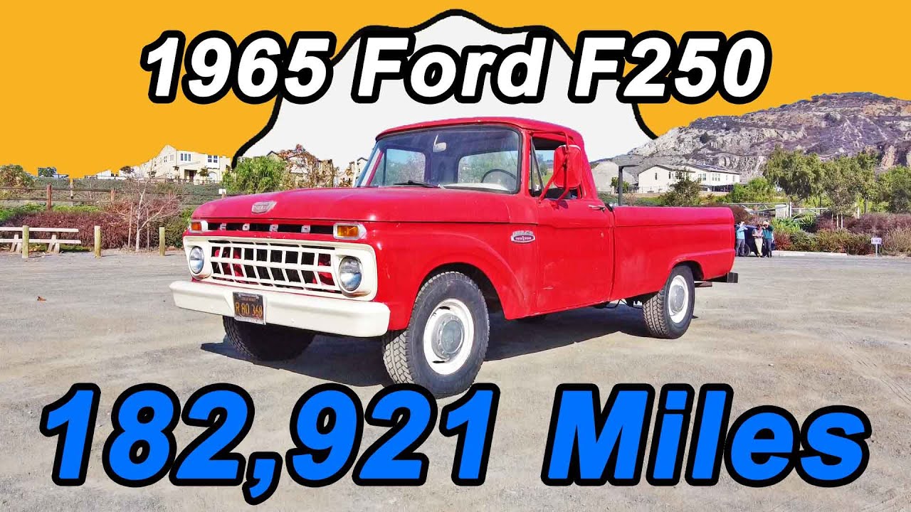 Обзор Ford F250 1965 года с пробегом 183 000 миль