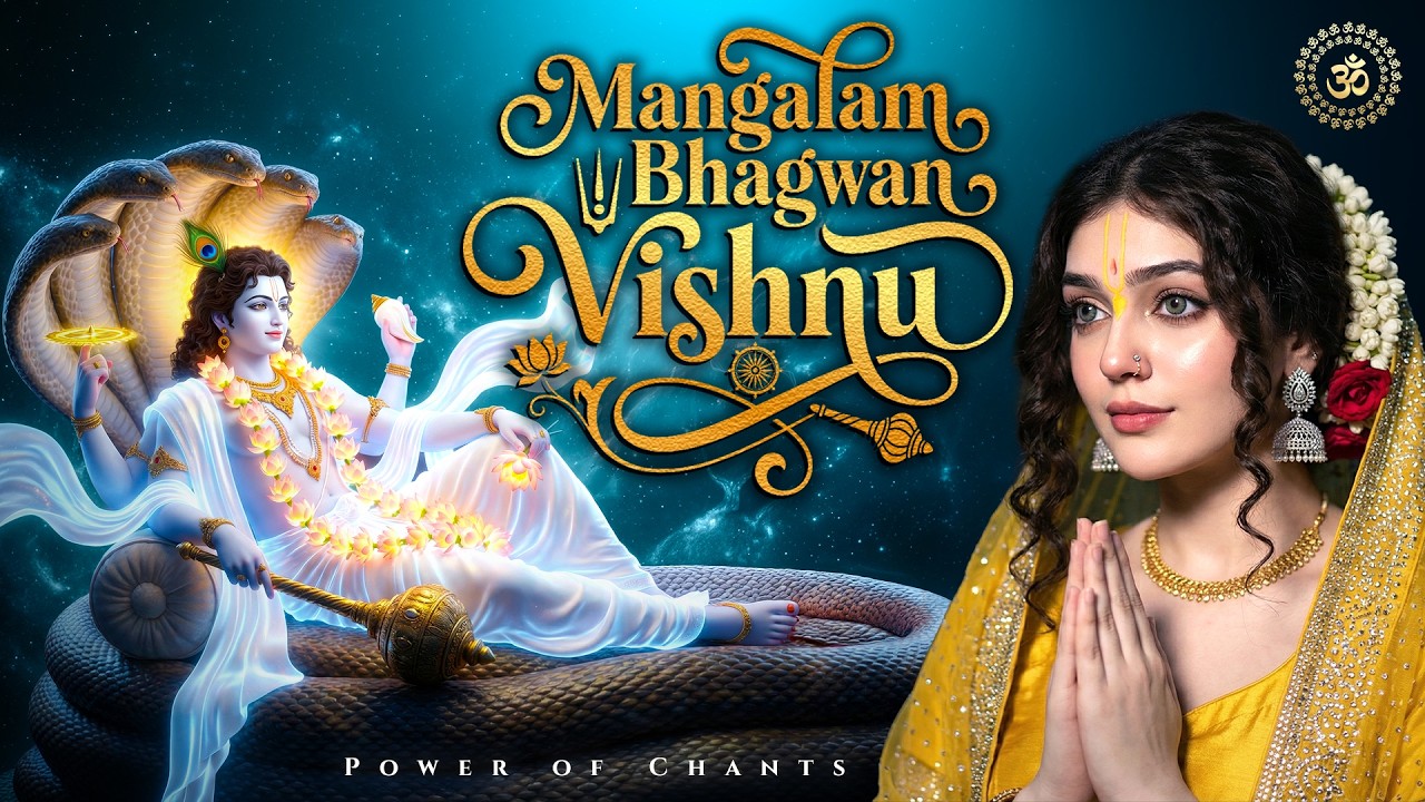 मंगलम् भगवान विष्णु | Mangalam Bhagwan Vishnu | Vishnu Mangal Stotra | Morning Prayer | with lyrics