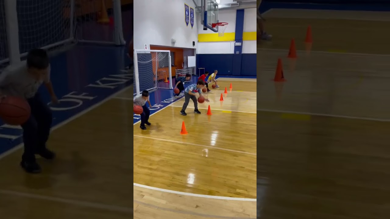 Basketball Dribble drills for kids #basketball #training#kids #sports #dribbling