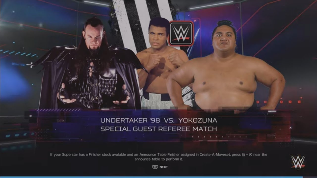 WWE 2K24 : Undertaker v. Yokozuna