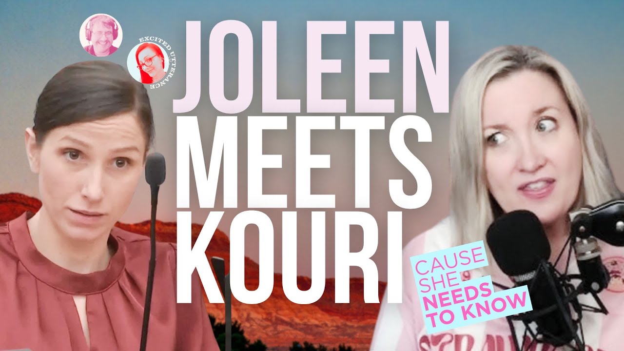 Introducing Joleen to the Kouri Richins case 👀 the trial, the judge, the gems 💎 w Hella + Dali