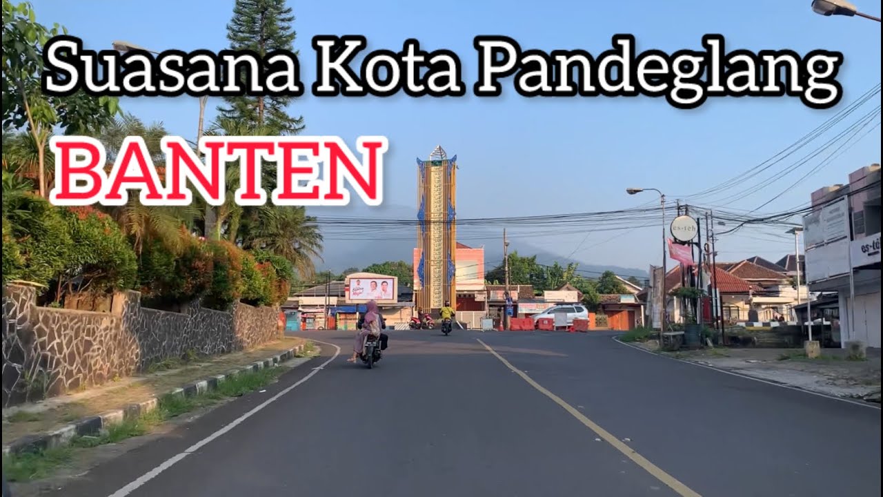 Suasana Kota Pandeglang Provinsi Banten