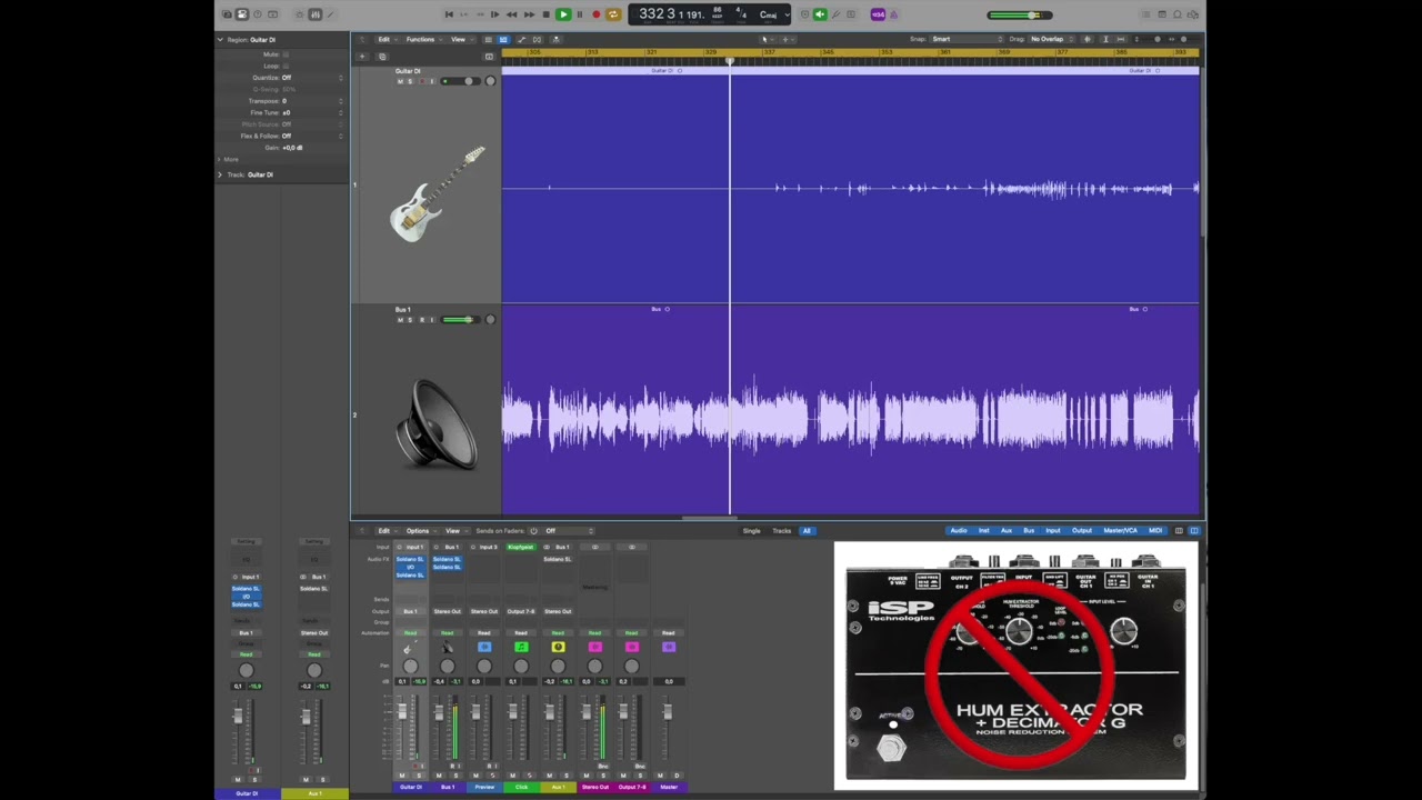 ISP Hum Extractor + Decimator G - Sound Check with NDSP