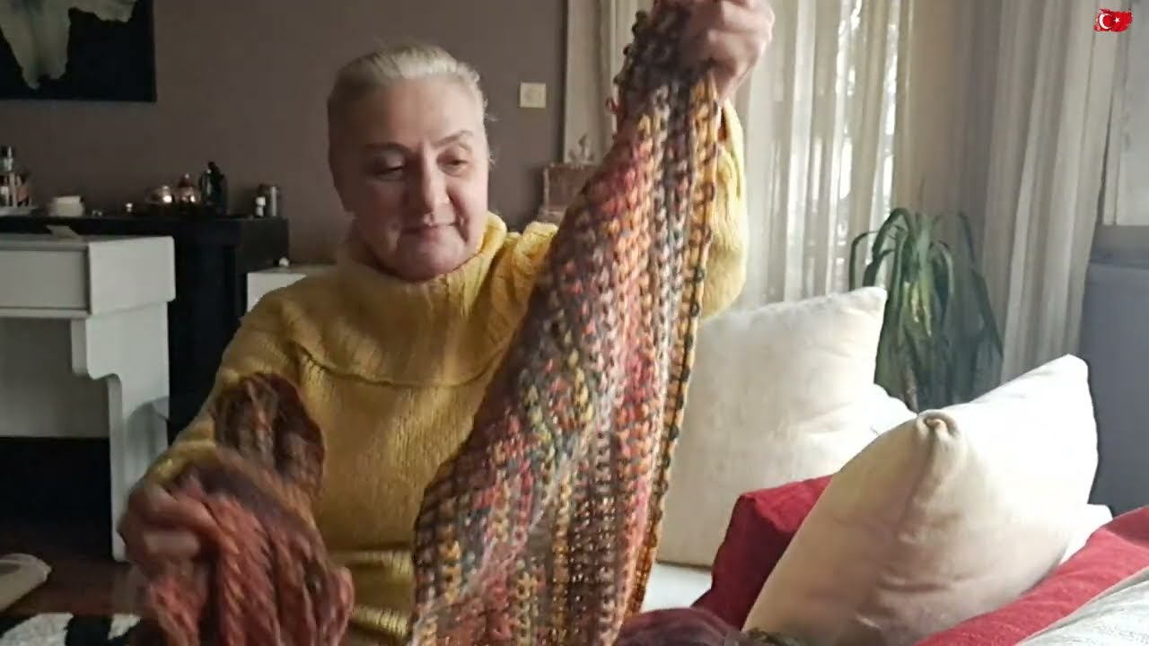 BU TEKNİĞİ COK SEVDİM#ANNEMİN ATKI'sına BAŞLADIM# BANYOYU DÜZENLEMEYE ÇALIŞIYORUM 