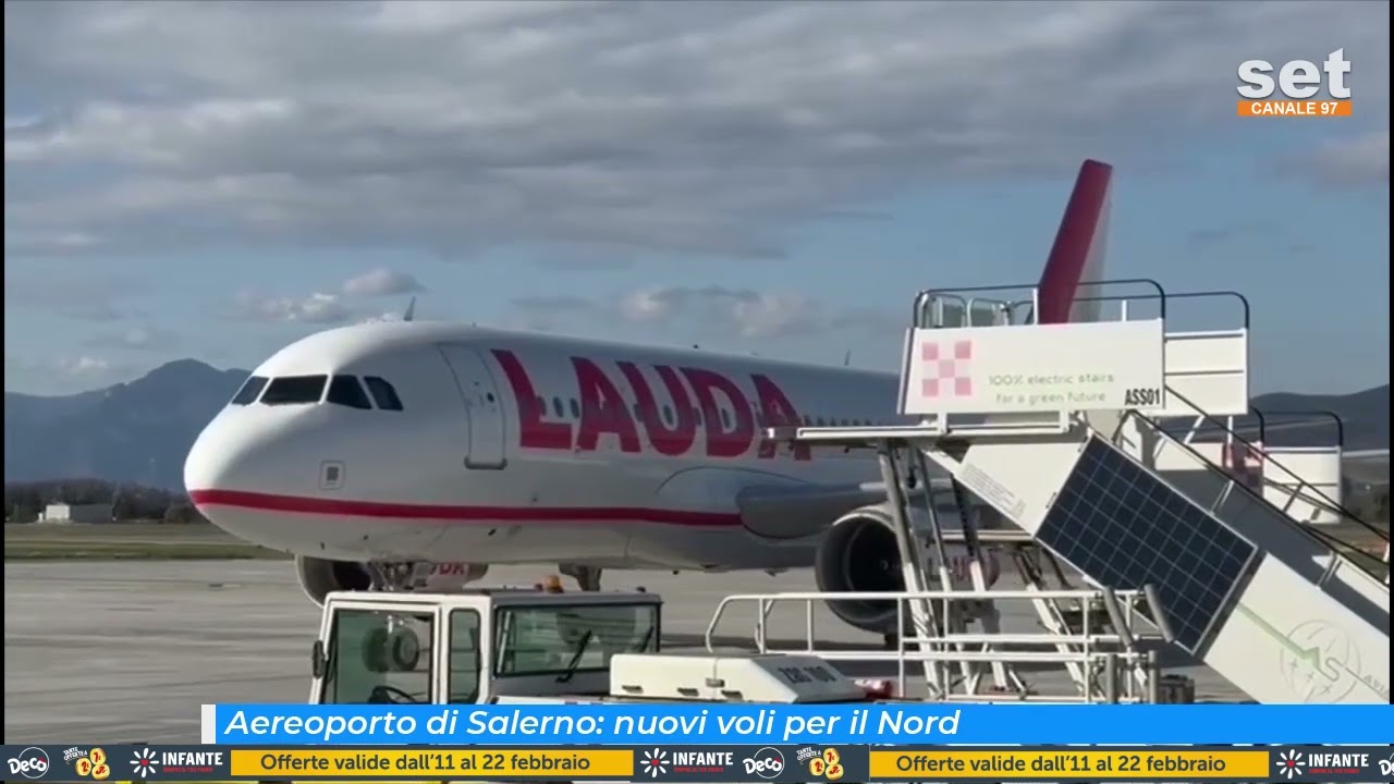 Aereoporto di Salerno: nuovi voli per il Nord