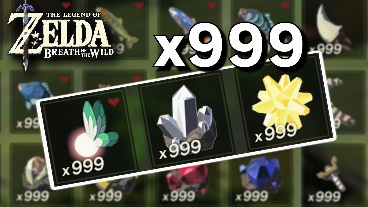 Como duplicar todos los materiales en Zelda