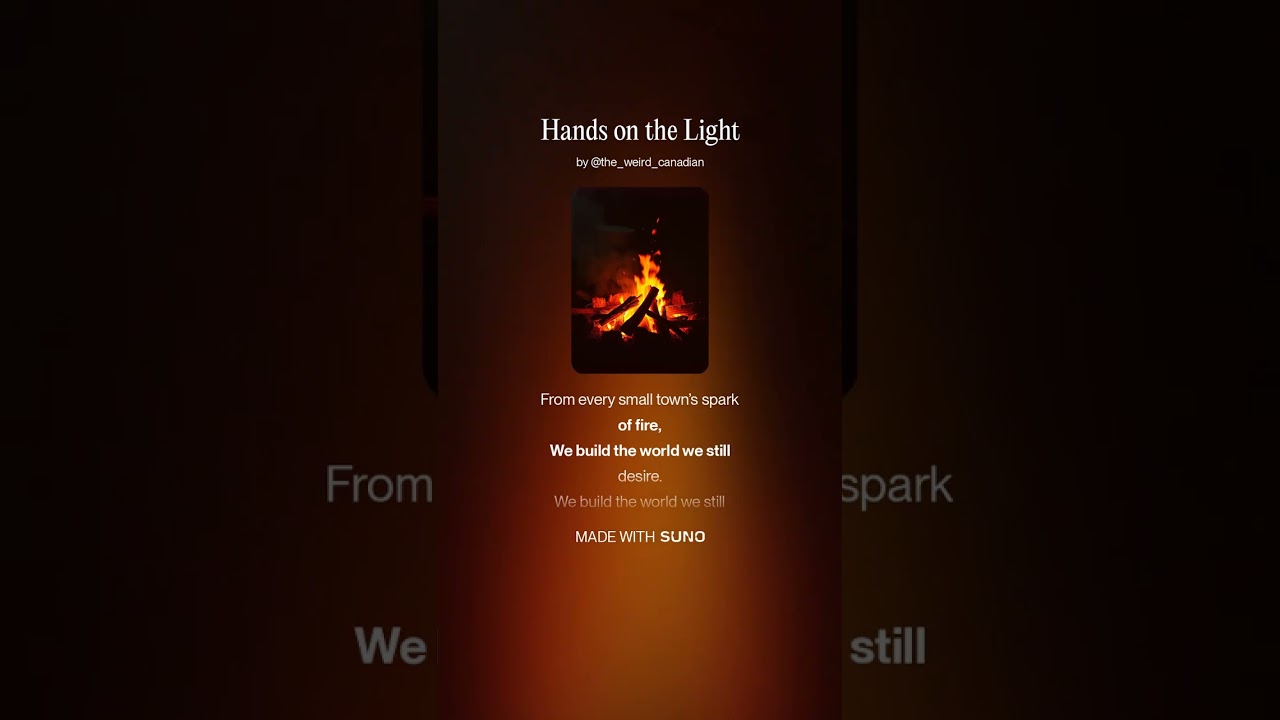 Hands on the Light – A Song for the Digital Renaissance