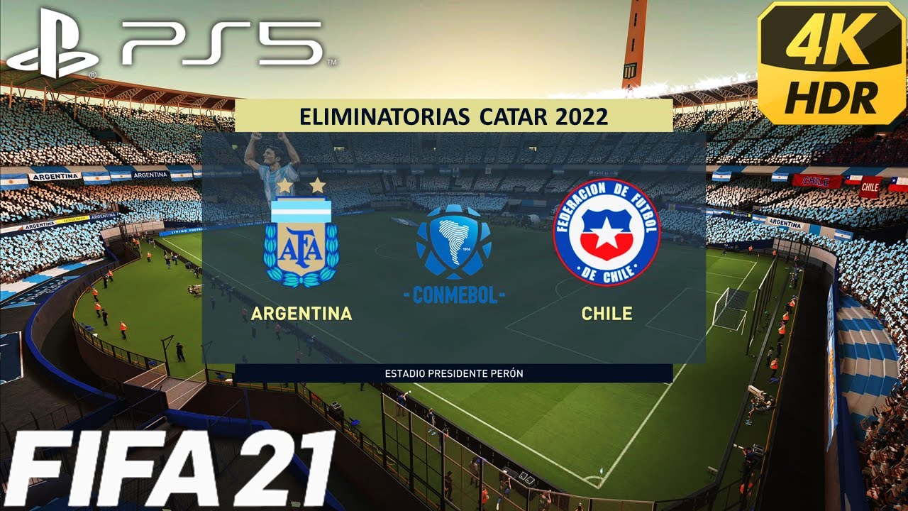 FIFA 21 PS5 | Argentina vs Chile | Eliminatorias CONMEBOL | 4K 60fps HDR | Español Latino