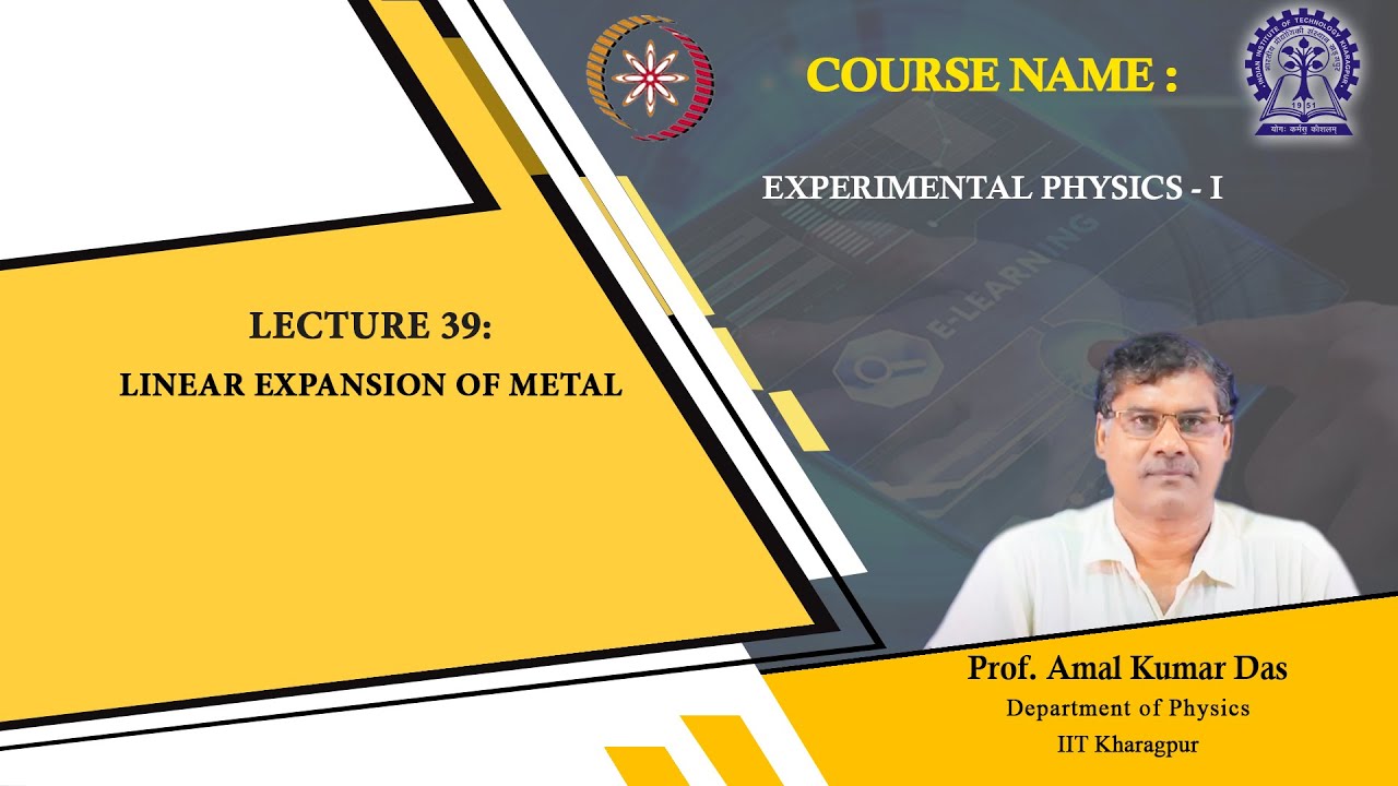 Lecture 39: Linear expansion of metal