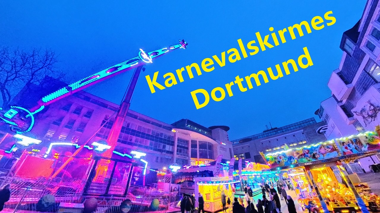 Karnevalskirmes in Dortmund 2026 / kein Kostüm gesehen :-(  / schöne Location