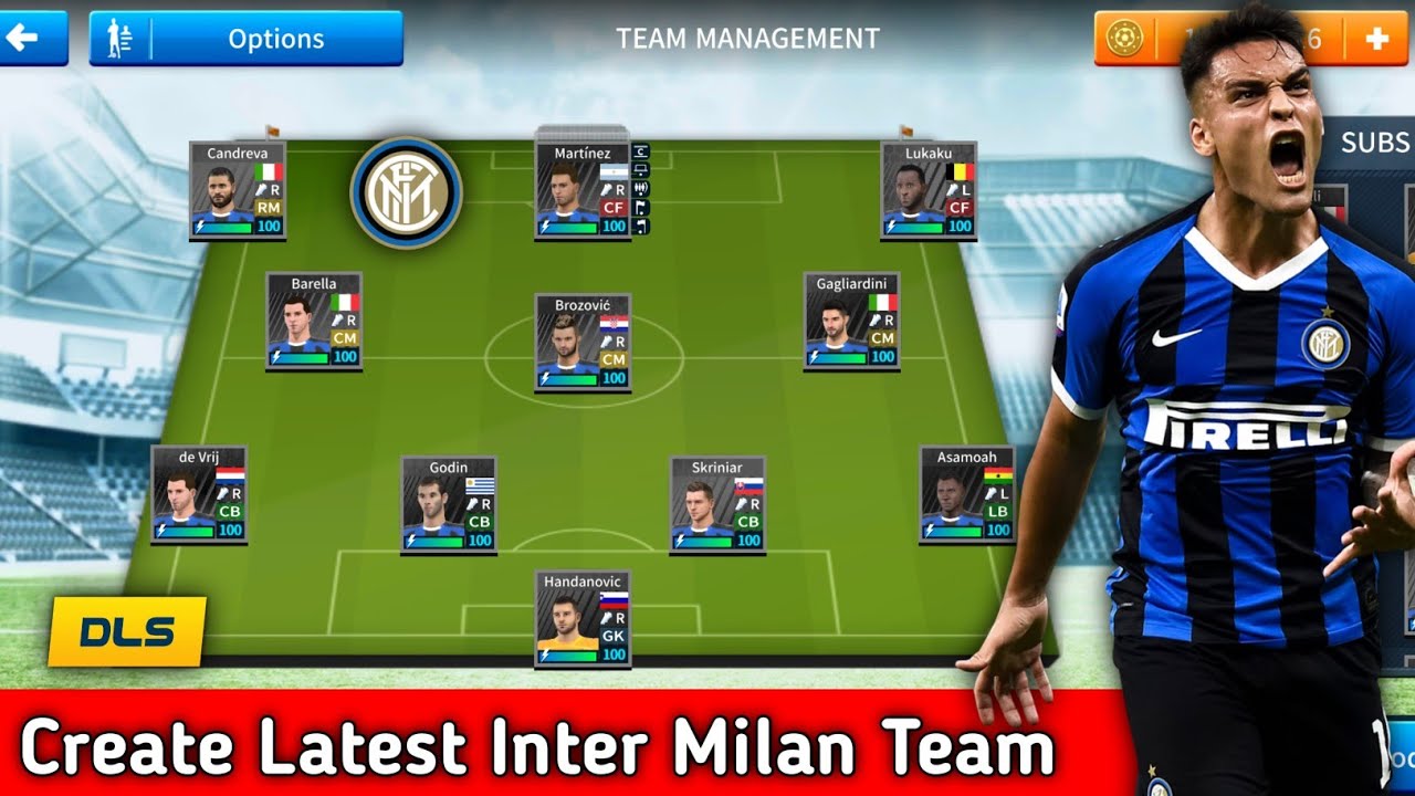 How To Create Latest Inter Milan Team In Dream League Soccer 2019