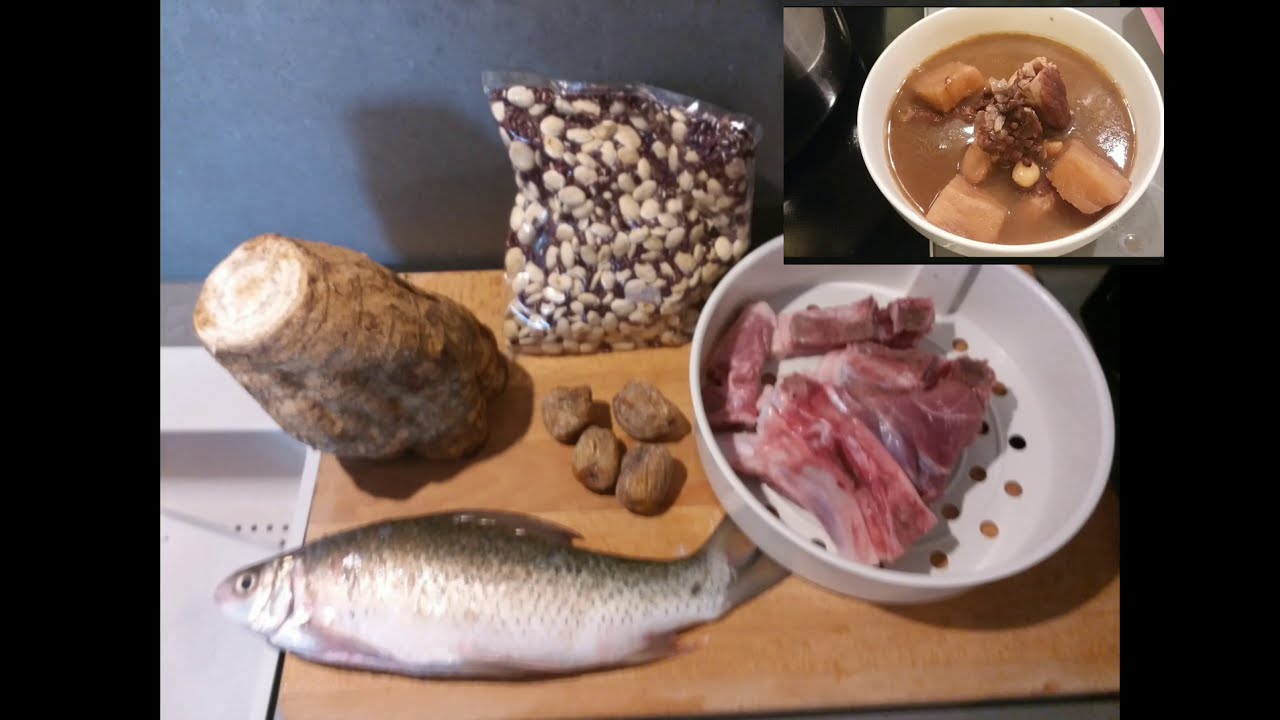 HOW TO COOK CHINESE FISH SOUP W/PORK BONES & KUDZO ROOT #inmyown
