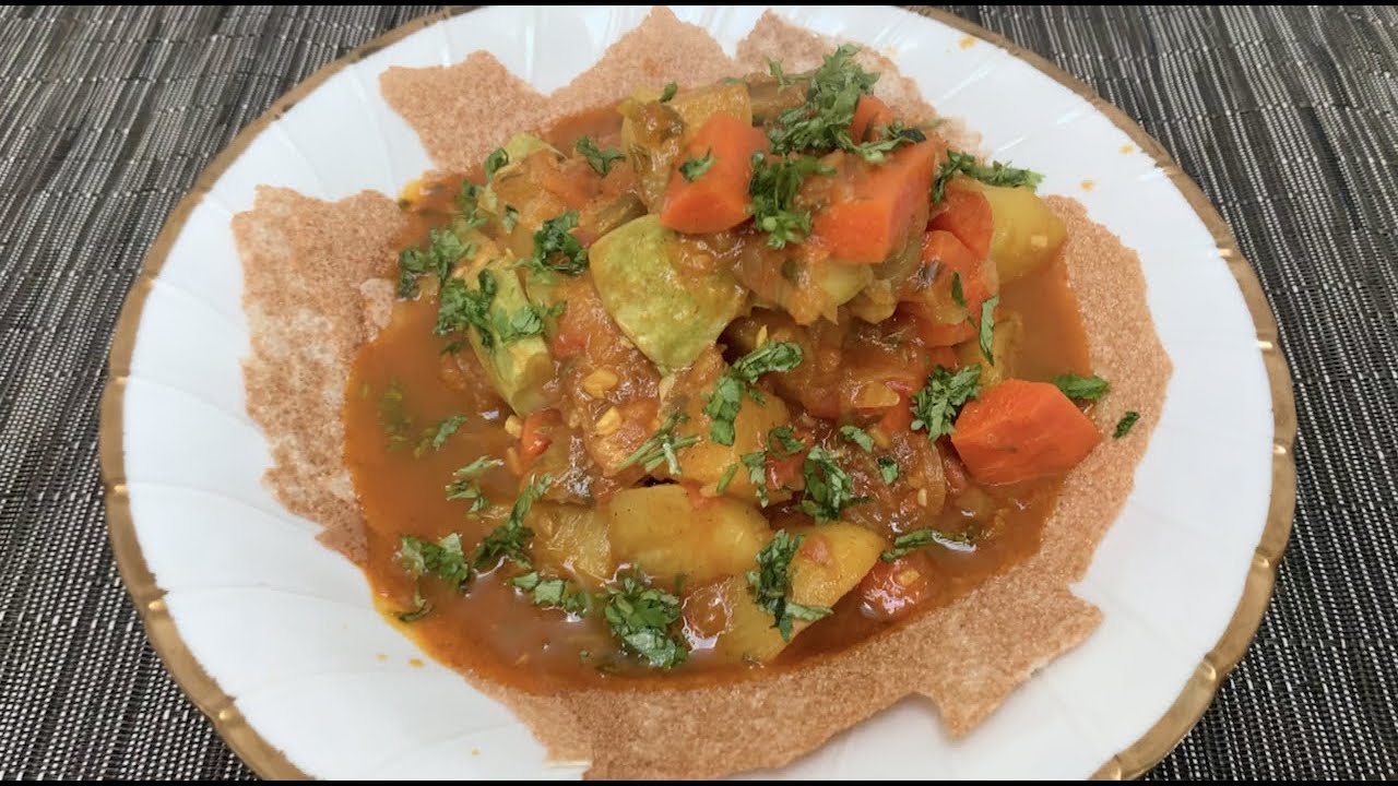 Vegetable Thareed - Emirati Cuisine