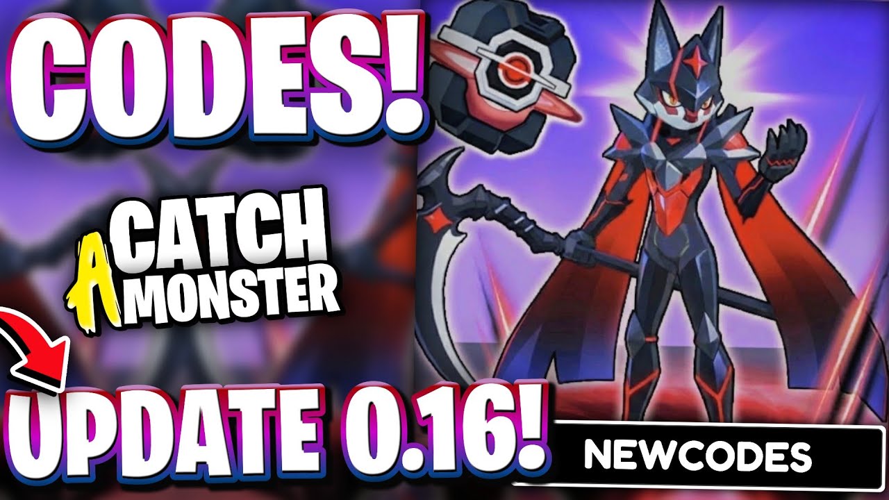 💥*UPDATE 0.16* ALL LATEST UPDATE 0.16 CODES FOR CATCH A MONSTER! ROBLOX CATCH A MONSTER CODES