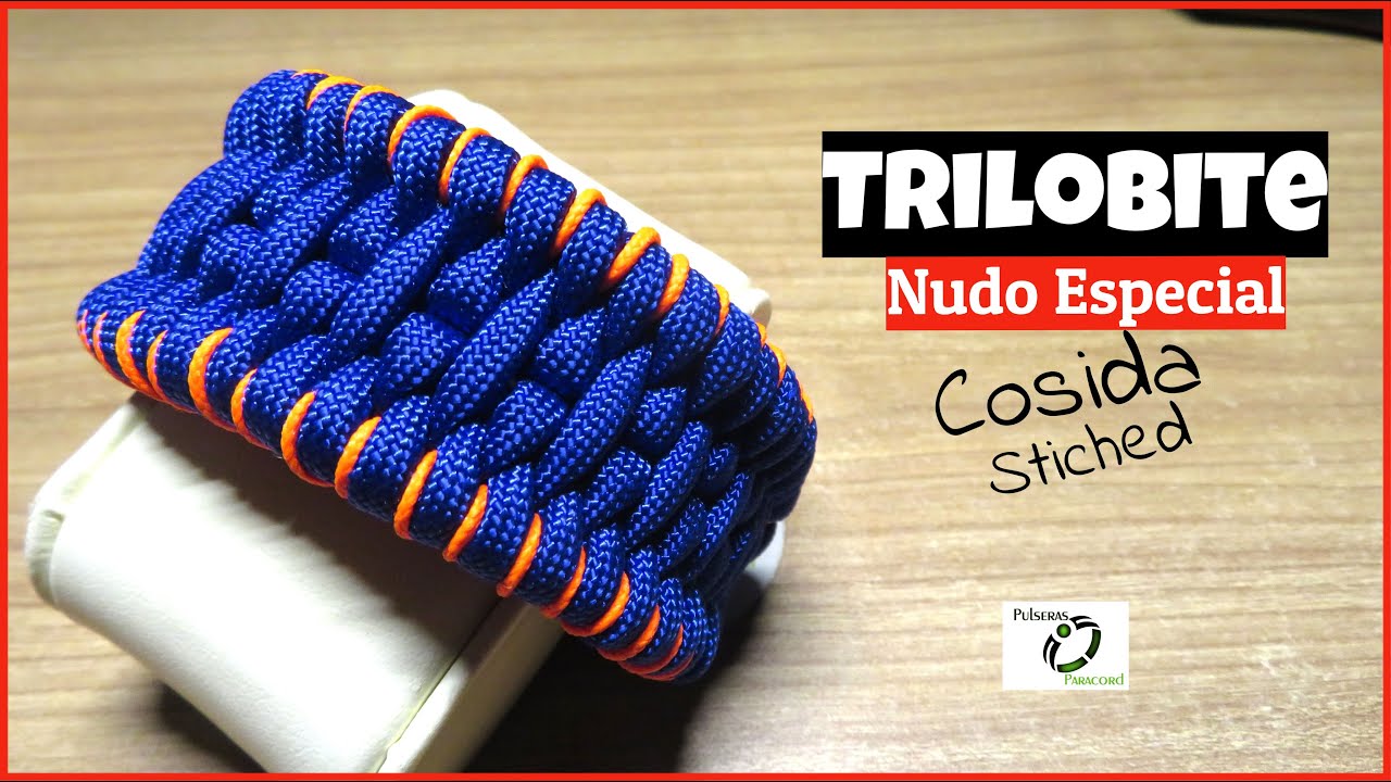 TUTORIAL PARACORD - Como Hacer una Pulsera Trilobite: El nudo Especial mas Potente de Paracord