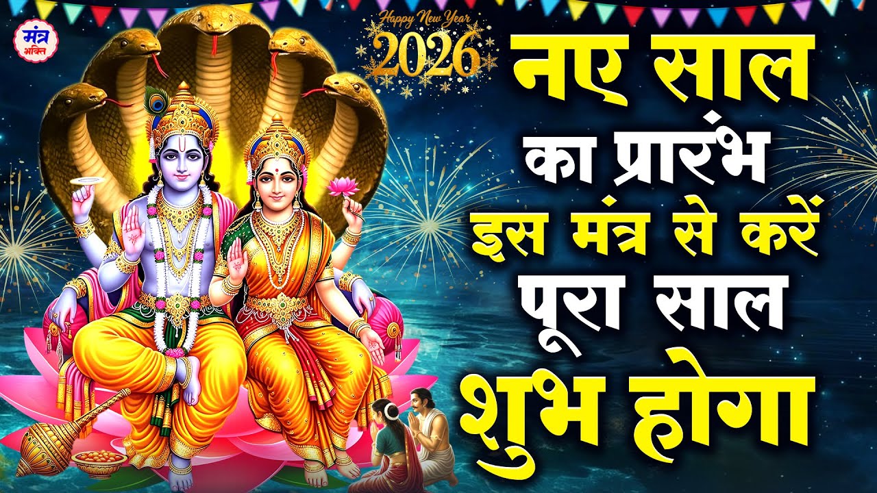 नए साल का प्रारंभ इस मंत्र से करें पूरा साल शुभ होगा - श्री विष्णु मंत्र- नववर्ष की शुभकामनायें 2026