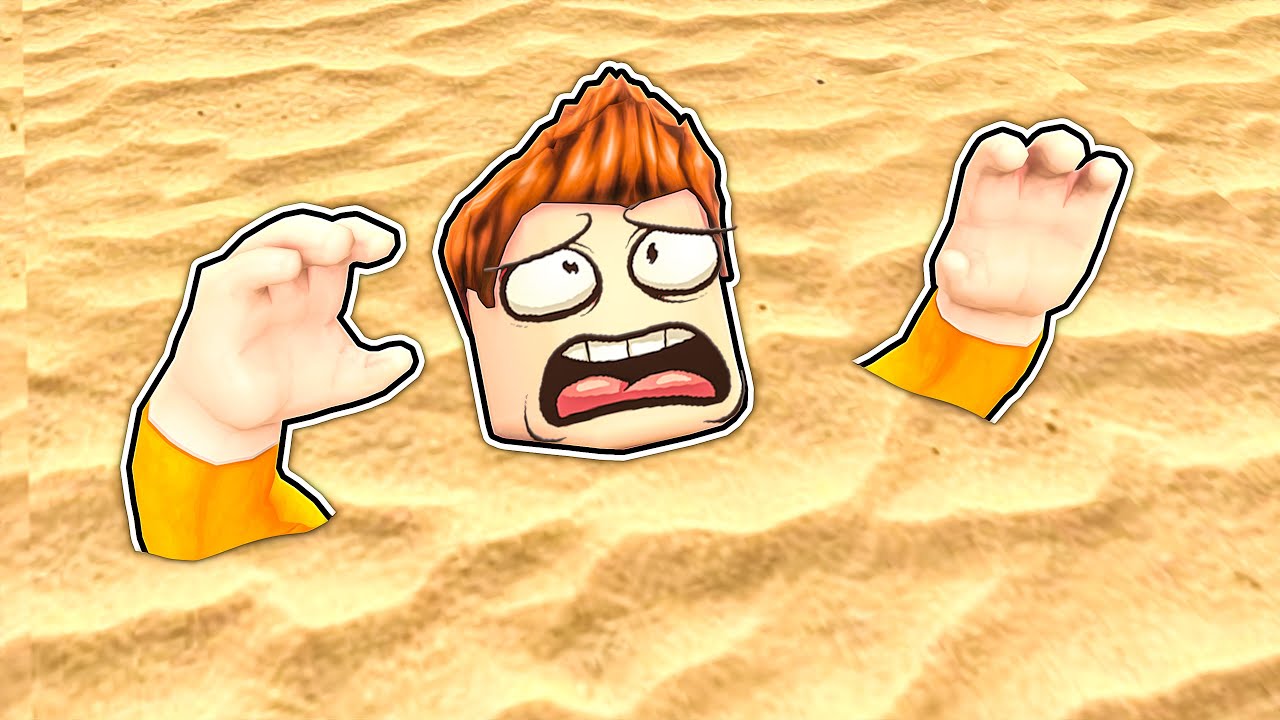 WPADŁEM W RUCHOME PIASKI w ROBLOX! CZY PRZETRWAM? (Quicksand)