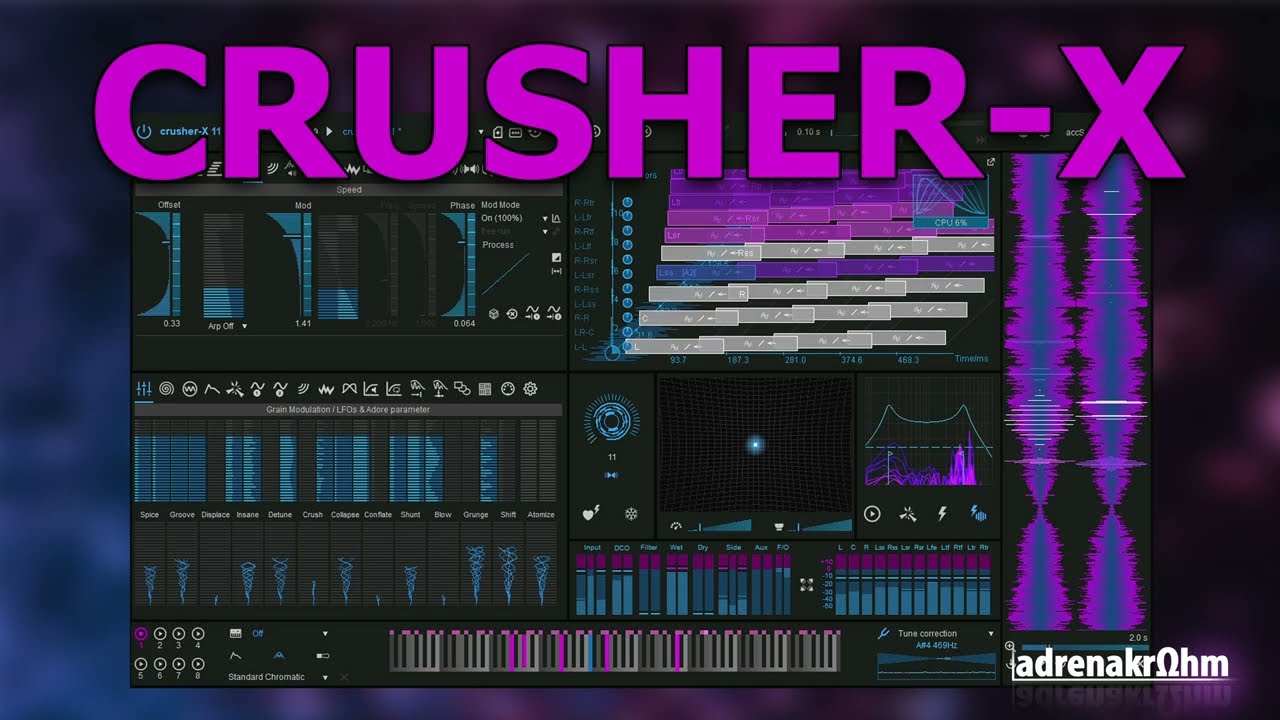 Checking out the pinnacle of granular effects, crusher-X.